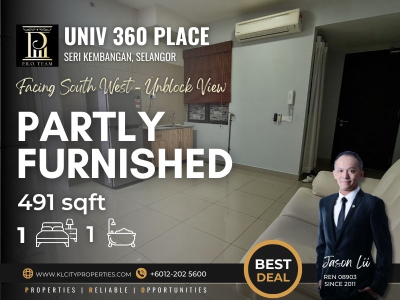UNIV 360 Place – Seri Kembangan Studio For Rent