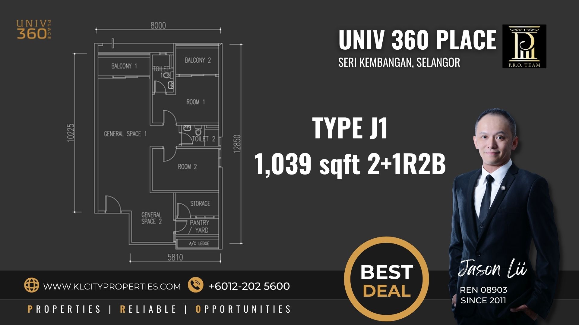 UNIV 360 Place Type J1