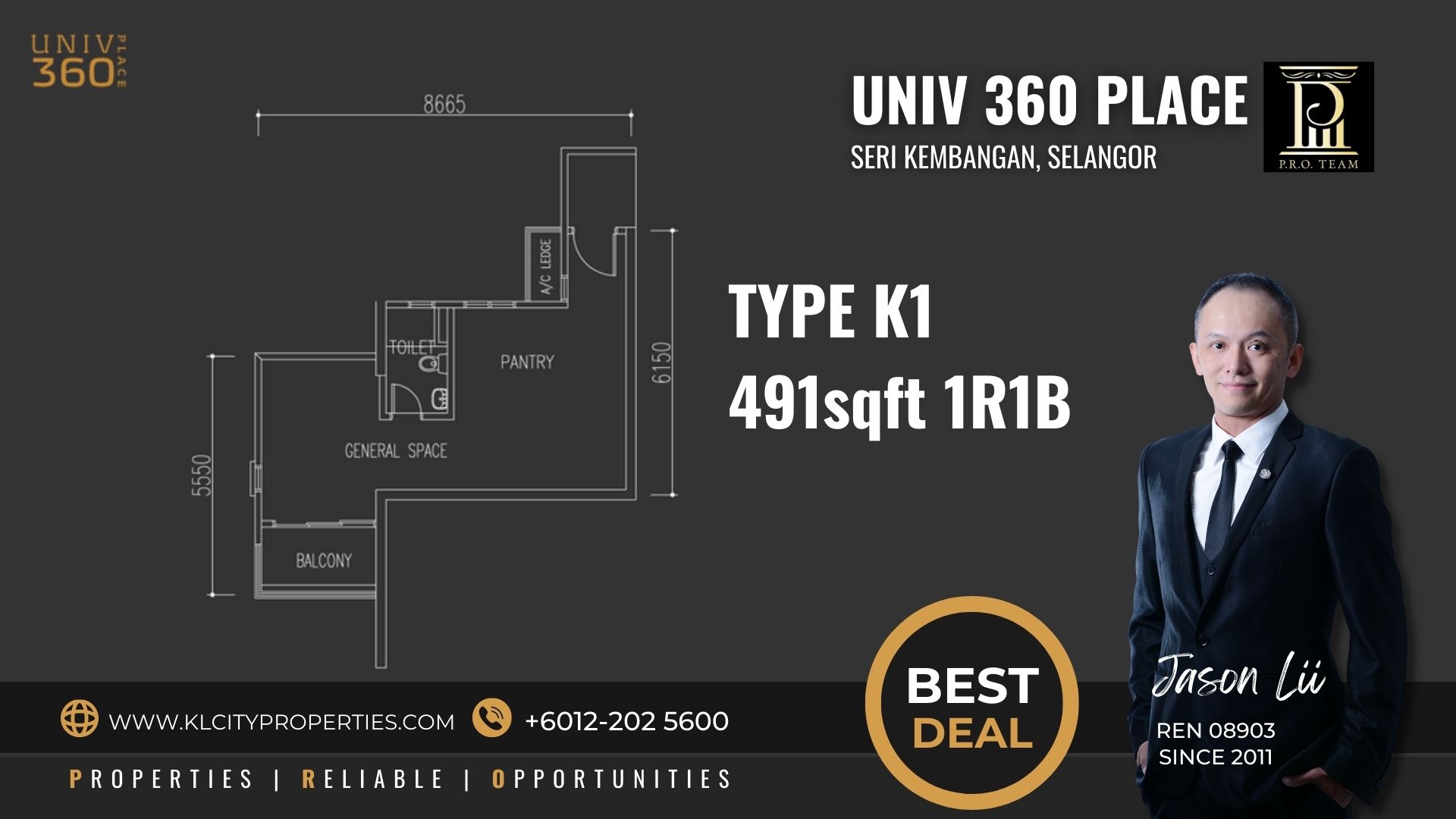 UNIV 360 Place Type K1