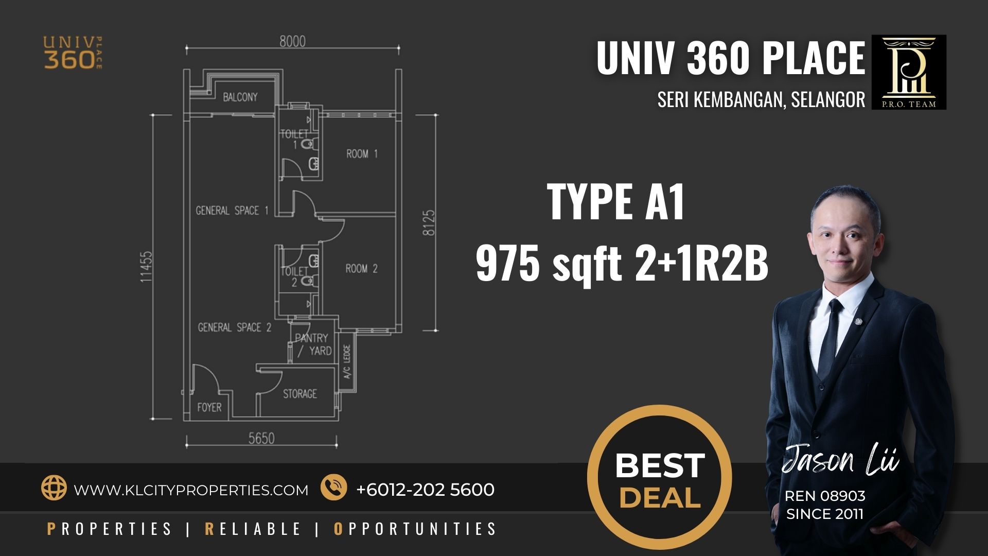 UNIV 360 Place Type A1 