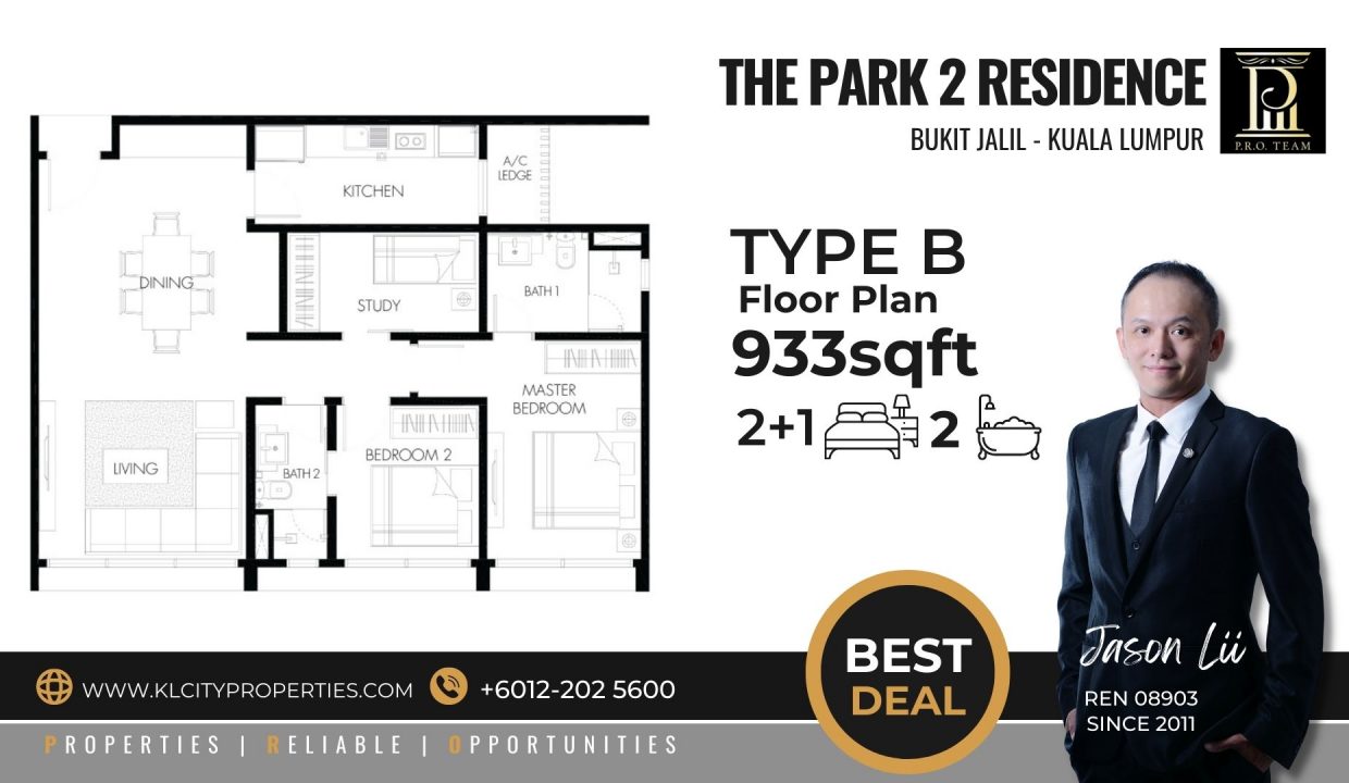 the_park_2_bukit_jalil_933sf_floor_plan