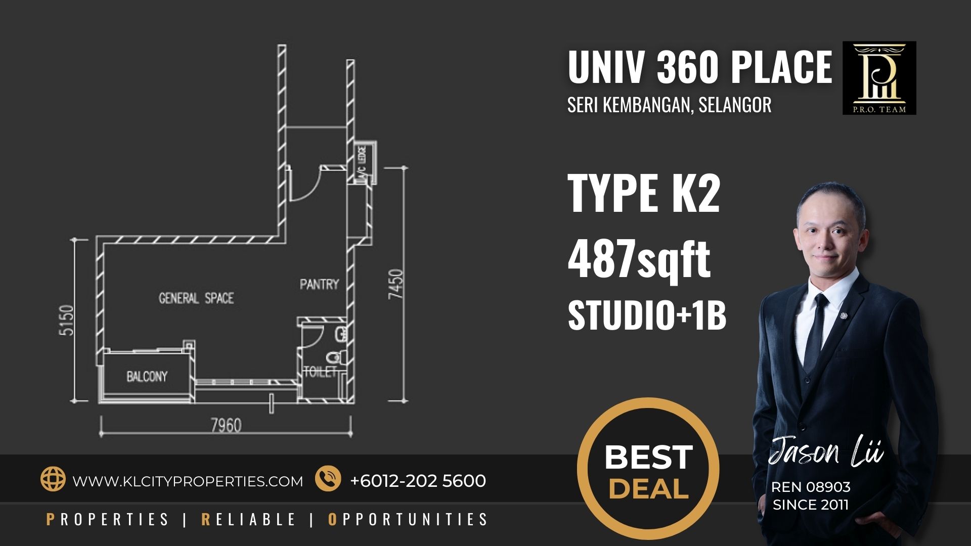 UNIV 360 Place Floor Plan