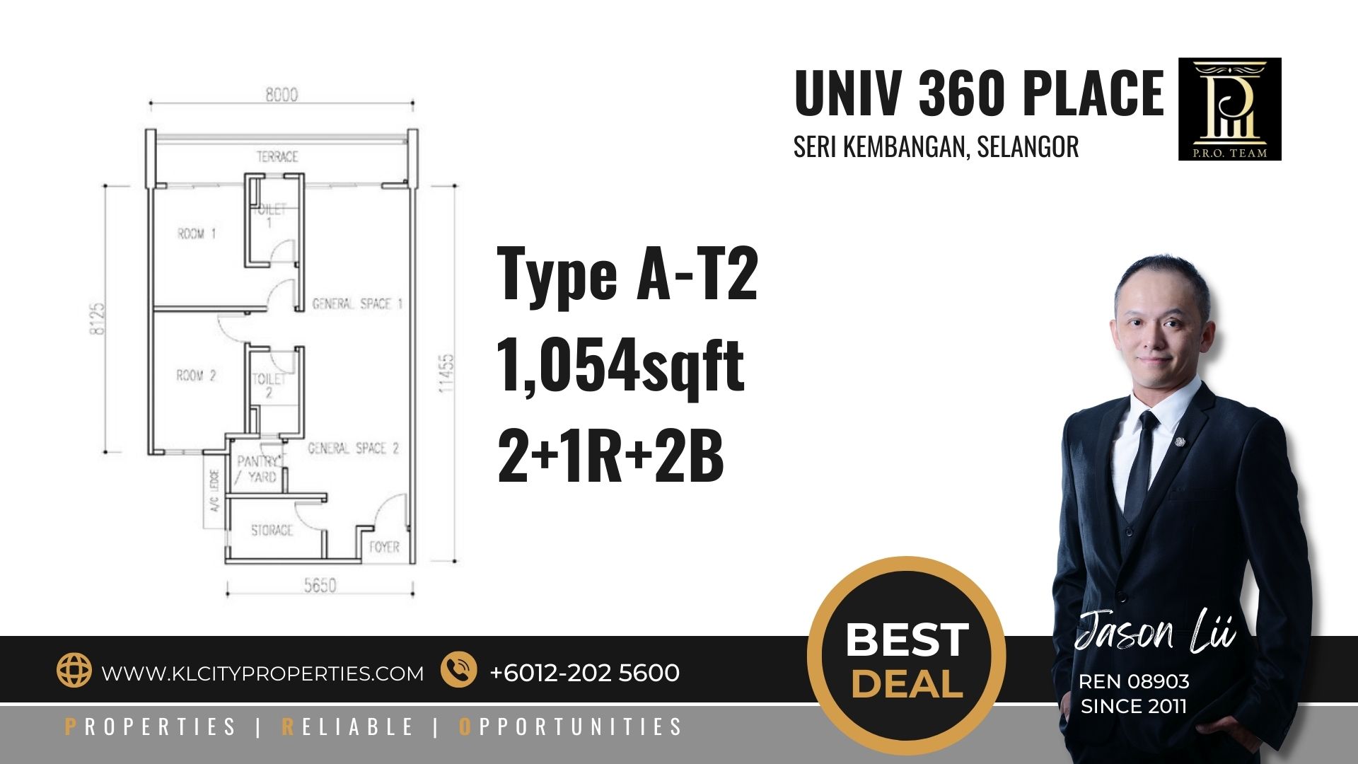 UNIV 360 Place Floor Plan