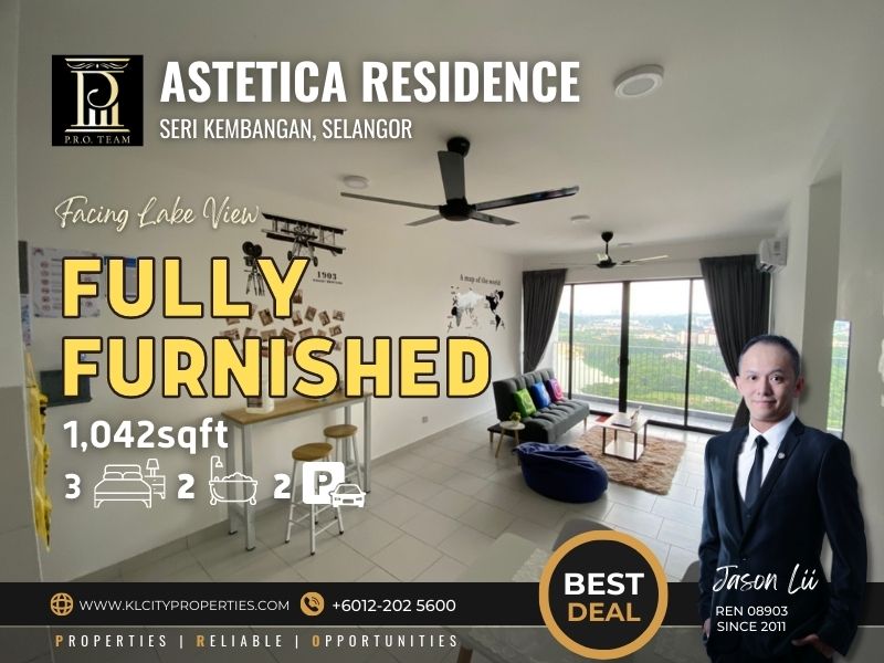 Astetica Residences-Seri Kembangan-3R2B-For Rent