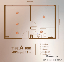 Type A (1Bedroom Suite)