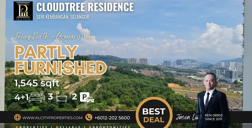 CloudTree Residence 4+1R3B – 1545sqft For Sale (Cheras – Seri Kembangan)