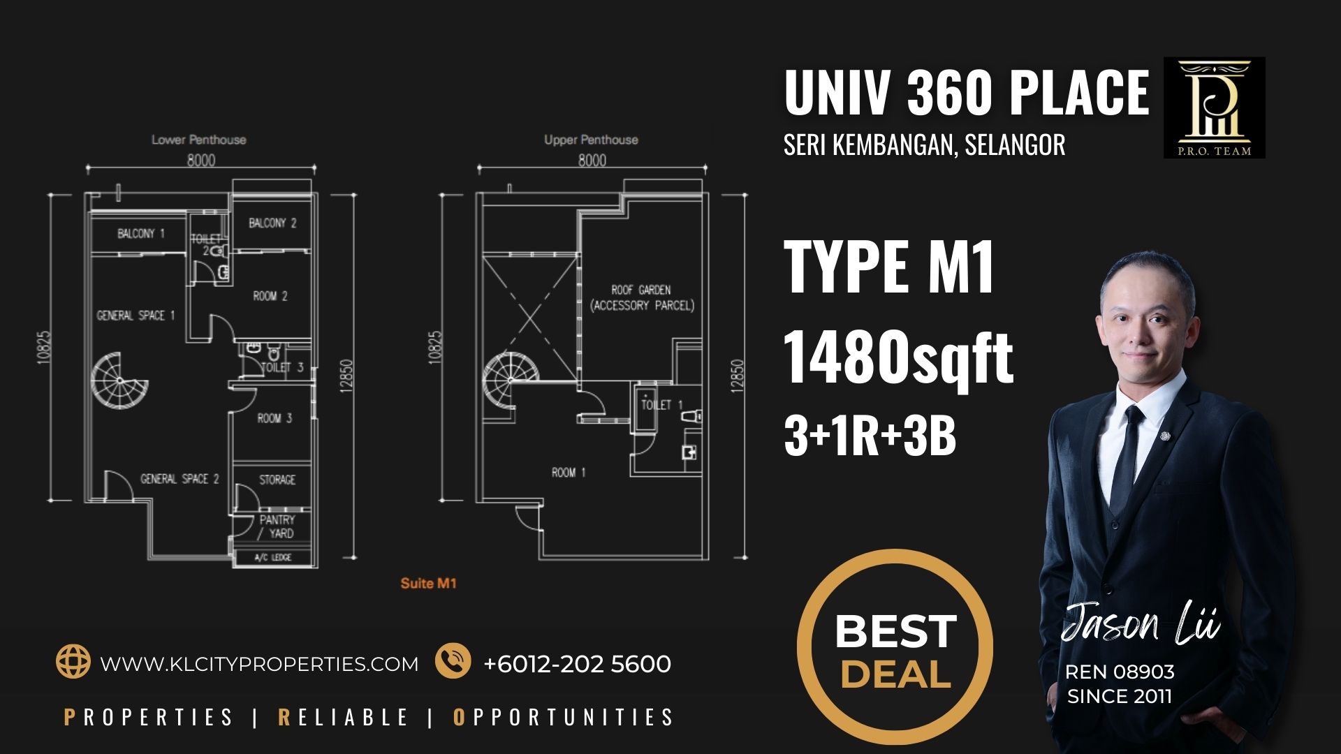 UNIV 360 Place Floor Plan