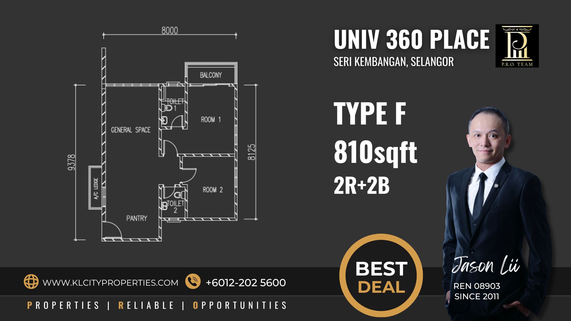 UNIV 360 Place Floor Plan