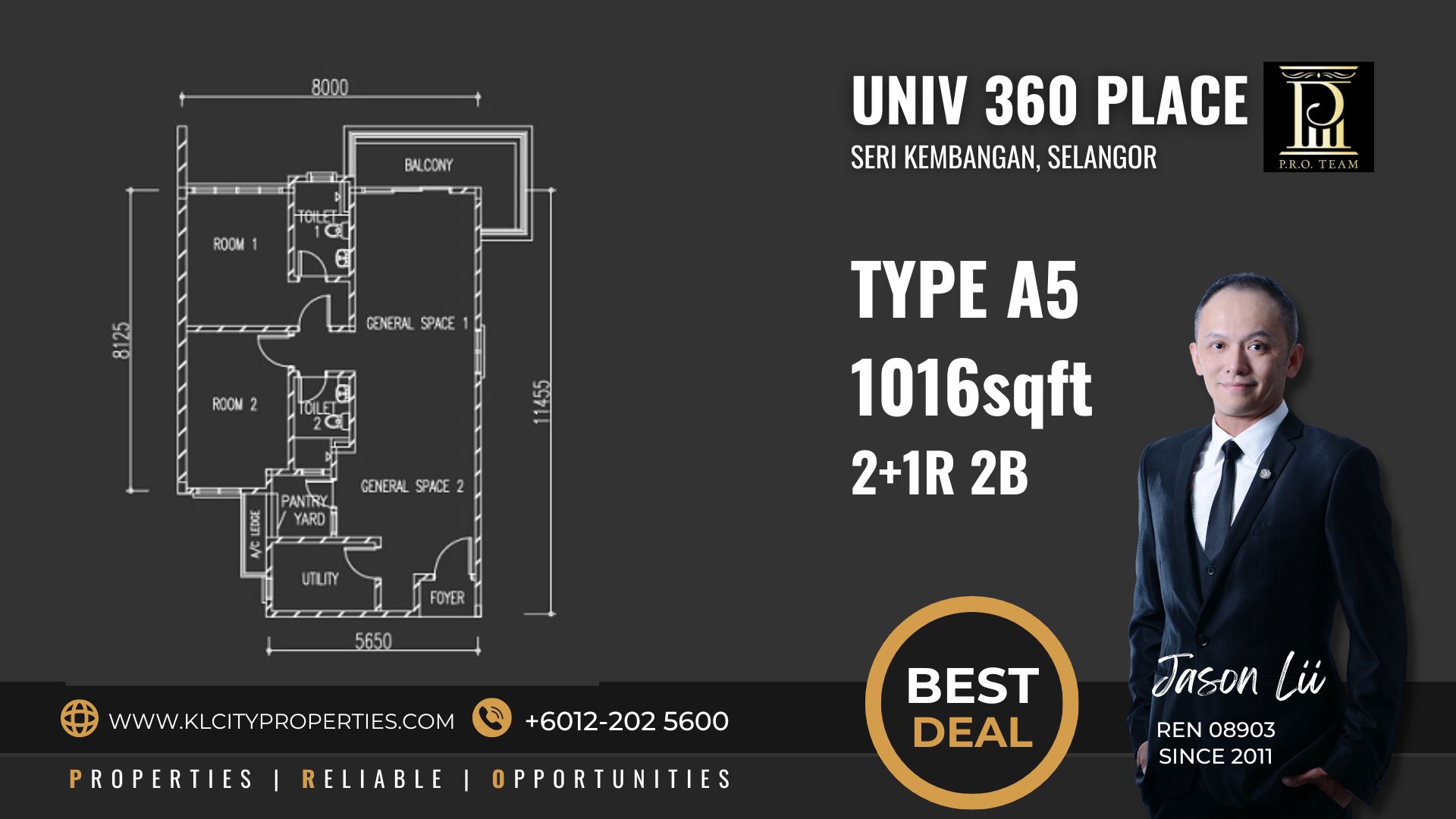 UNIV 360 Place Floor Plan