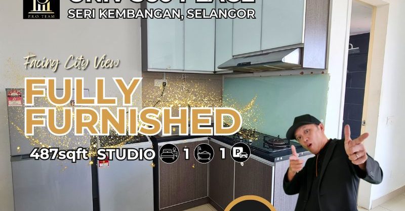 Studio Fully Furnished For Rent at UNIV 360 Place UPM Serdang