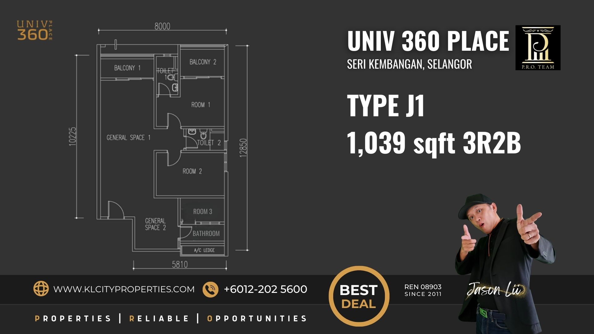 UNIV 360 Place Floor Plan
