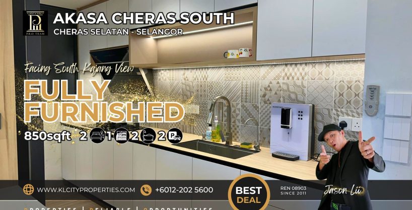Fully Furnished 2BR Akasa Cheras – Perfect for Professionals