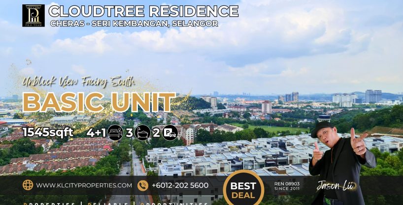 Cloudtree 4 Rooms 1 Utilities 3 Bathroom 1545sqft For Sale