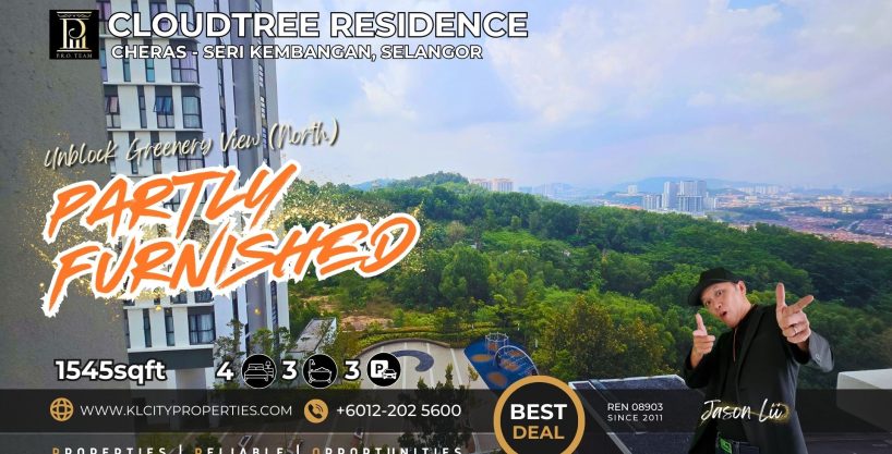 🌳 CloudTree Residence Seri Kembangan | 4-Bed Freehold Condo | Spacious & Green