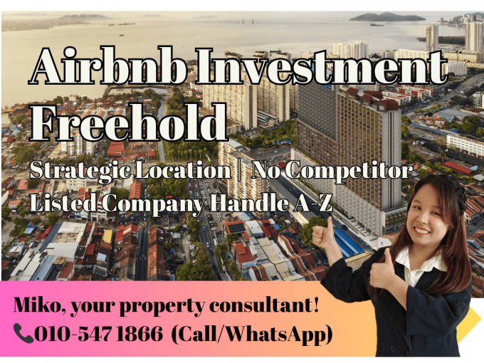 Noordinz Suite | Georgetown, Airbnb Investment Property👉RM9xxK onwards