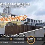 Luxury CloudTree Residence Town Villa exterior in Seri Kembangan showing the modern low-density design with a greenery view facing West.