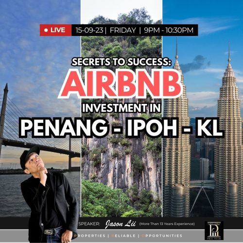 Secrets to Success Airbnb Investing in Penang, Kuala Lumpur, and Ipoh (Sqare)